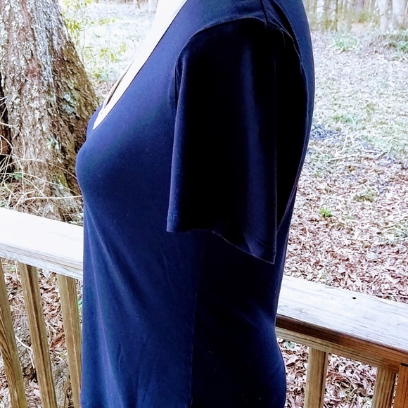 J. Crew Navy Short Sleeve Tee - Picture 7 of 8